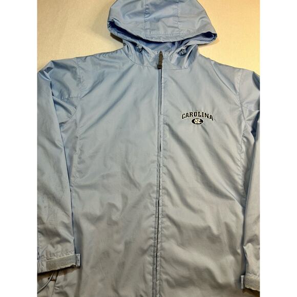 Vintage UNC Carolina Hooded Light Jacket Windbreaker Size XL Vantage Brand - Picture 8 of 8